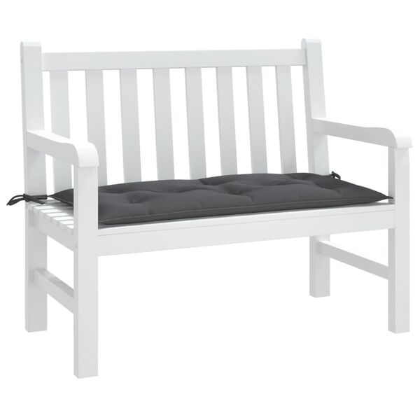 vidaXL Garden Bench Cushion Anthracite 110x50x7 cm Oxford Fabric
