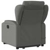 vidaXL Stand up Massage Recliner Chair Dark Grey Fabric