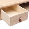 vidaXL Writing Desk Natural 110x45x76 cm Wood