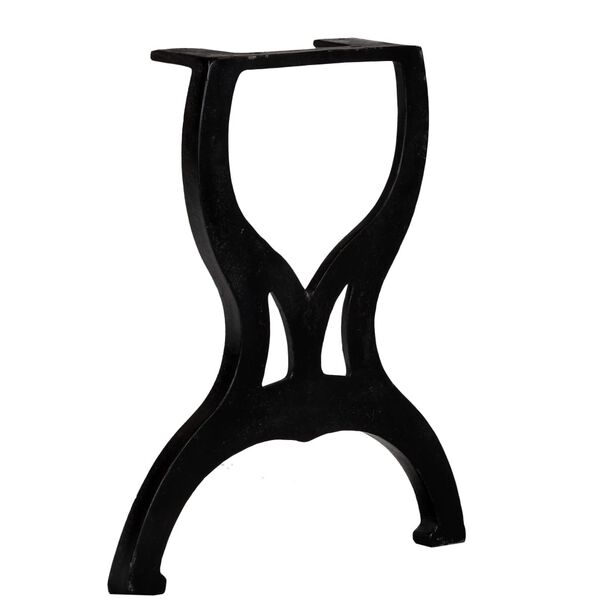 vidaXL Bench Legs 2 pcs X-Frame Cast Iron