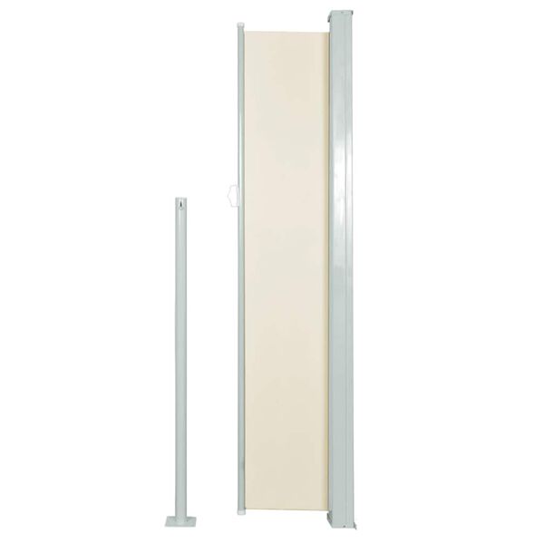 vidaXL Retractable Side Awning 160 x 500 cm Cream