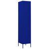 vidaXL Locker Cabinet Navy Blue 35x46x180 cm Steel