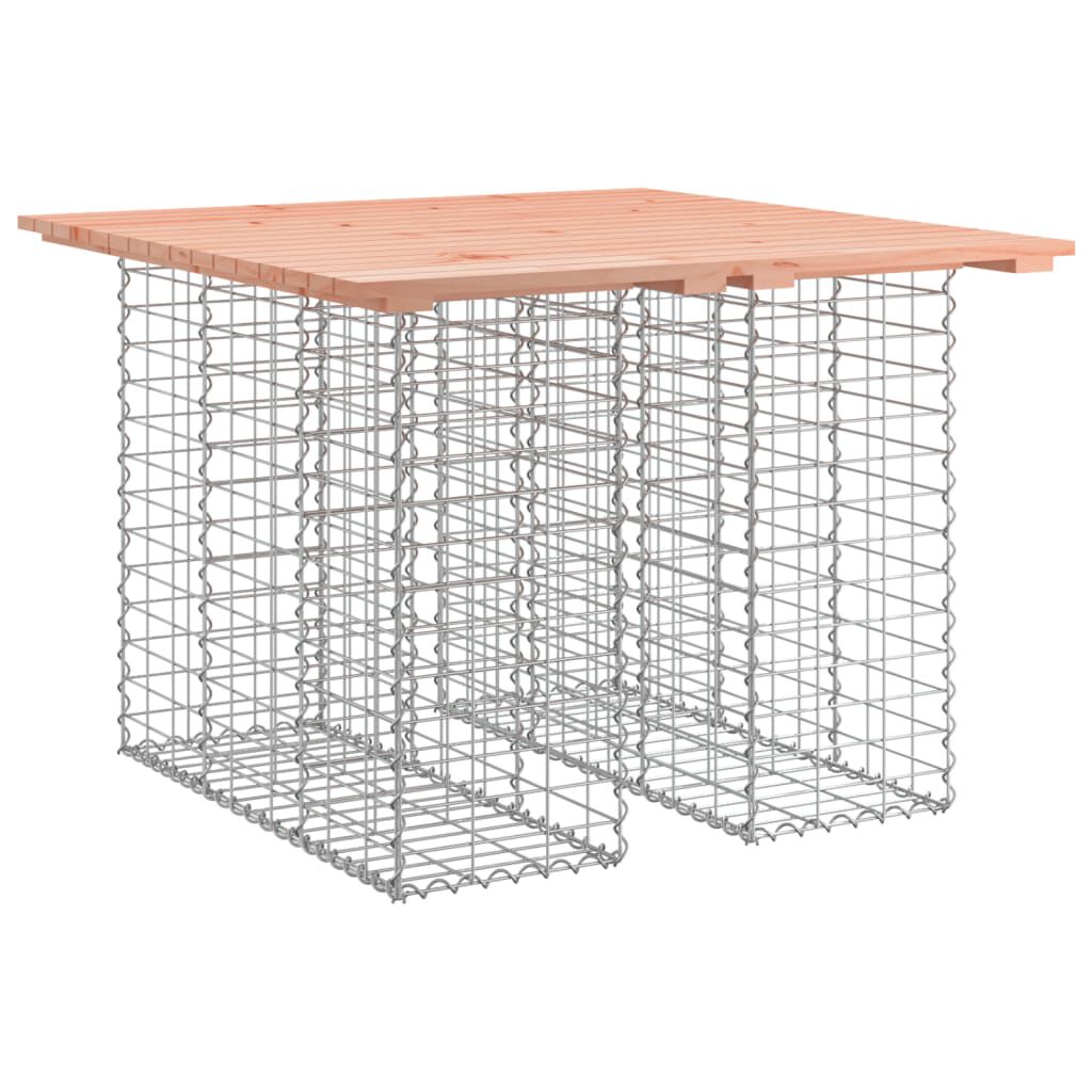 vidaXL Garden Bench Gabion Design 100x102x72 cm Solid Wood Douglas