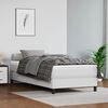 vidaXL Bed Frame without Mattress White Twin Faux Leather (US Only)
