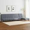 vidaXL 2 Piece Sofa Set Dark Grey Velvet