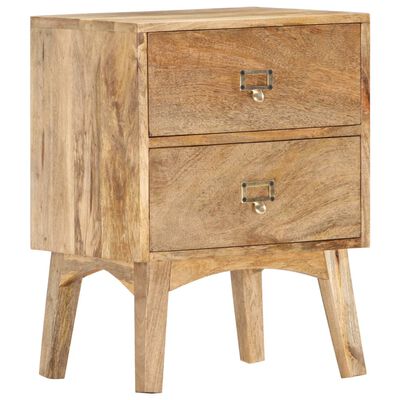 vidaXL Bedside Cabinet 40x35x55 cm Solid Mango Wood