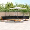 vidaXL 6 Piece Garden Pallet Sofa Set with Cushions Solid Wood Acacia