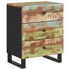 vidaXL Bedside Cabinet 50x33x62cm Solid Wood Reclaimed&Engineered Wood