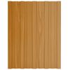 vidaXL Roof Panels 12 pcs Galvanised Steel Light Wood 60x45 cm