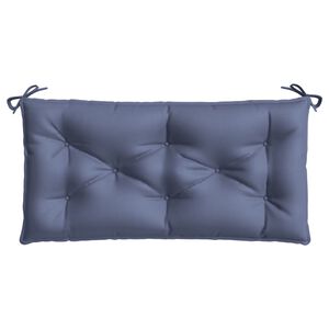 vidaXL Garden Bench Cushion Navy Blue 100x50x7 cm Oxford Fabric