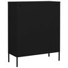 vidaXL Storage Cabinet Black 80x35x101.5 cm Steel