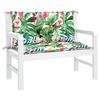vidaXL Garden Bench Cushions 2pcs Multicolour 100x50x7cm Fabric