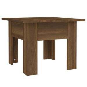 vidaXL Coffee Table Brown Oak 55x55x42 cm Engineered Wood