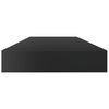 vidaXL Bookshelf Boards 4 pcs High Gloss Black 100x10x1.5 cm Engineered Wood
