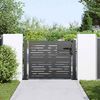 vidaXL Garden Gate 100x100 cm Corten Steel Square Design