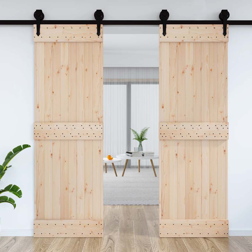 vidaXL Door NARVIK 70x210 cm Solid Wood Pine