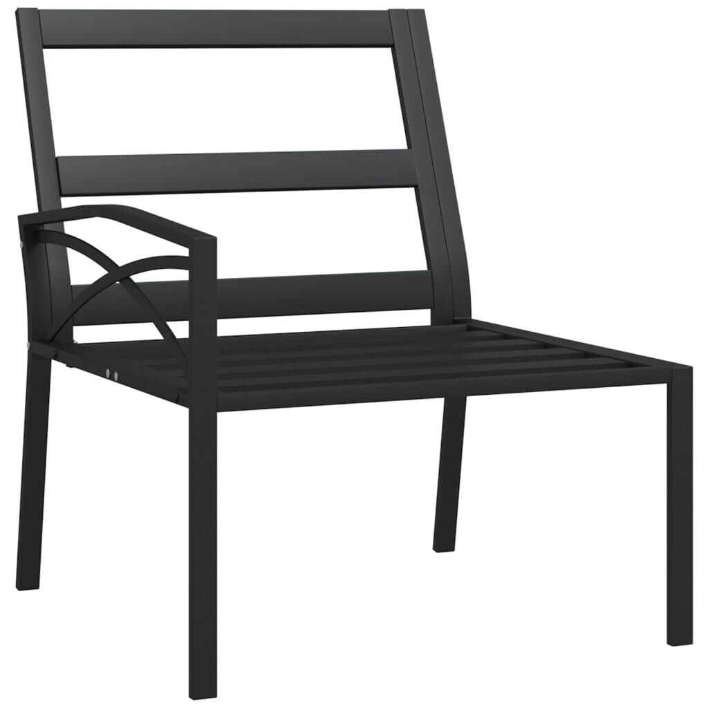 vidaXL Garden Chairs with Sand Cushions 2 pcs 62x75x79 cm Steel