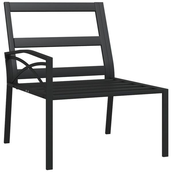 vidaXL Garden Chairs with Sand Cushions 2 pcs 62x75x79 cm Steel