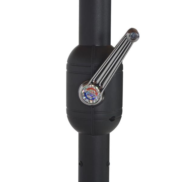 vidaXL Garden Parasol with Aluminium Pole 460x270 cm Terracotta