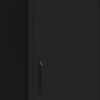 vidaXL Storage Cabinet Black 42.5x35x101.5 cm Steel