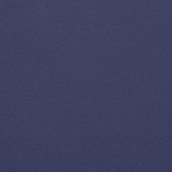 vidaXL Highback Chair Cushions 2 pcs Navy Blue Fabric