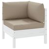 vidaXL Pallet Cushions 3 pcs Taupe Oxford Fabric