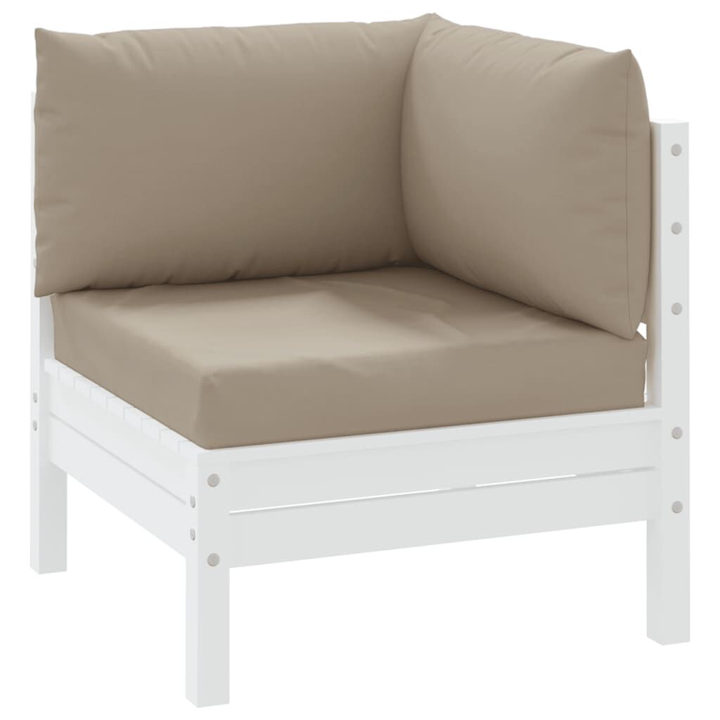 vidaXL Pallet Cushions 3 pcs Taupe Oxford Fabric