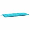 vidaXL Garden Bench Cushions 2pcs Turquoise 120x50x7cm Fabric