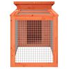 vidaXL Rabbit Hutch Brown 100.5x54x55 cm Solid Wood Pine