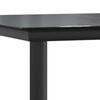 vidaXL 11 Piece Garden Dining Set with Cushions Black and Grey Poly Rattan