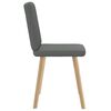 vidaXL Dining Chairs 2 pcs Dark Grey Fabric