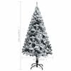 vidaXL Artificial Pre-lit Christmas Tree with Ball Set Green 150 cm PVC