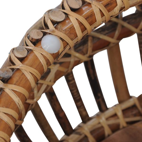 vidaXL Coffee Tables 2 pcs Natural Rattan