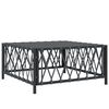 vidaXL 10 Piece Garden Lounge Set with Cushions Anthracite Steel