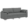 vidaXL Sofa Dark Grey 219 x 80 x 82 cm Fabric