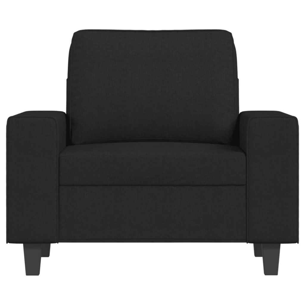 vidaXL Sofa Chair Black 60 cm Fabric