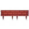Lawn Divider with Brick Design 11 pcs