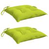 vidaXL Pallet Cushions 2pcs Bright Green 50x50x7 cm Oxford Fabric