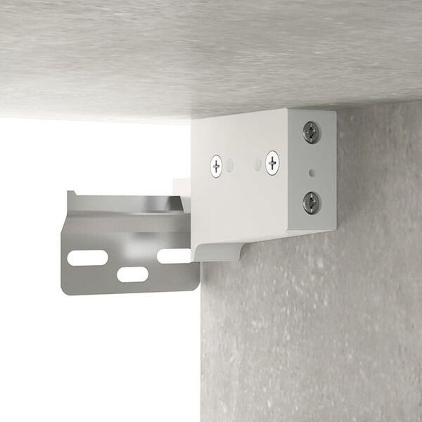 vidaXL Wall Cabinet Concrete Grey 60x31x70 cm Engineered Wood