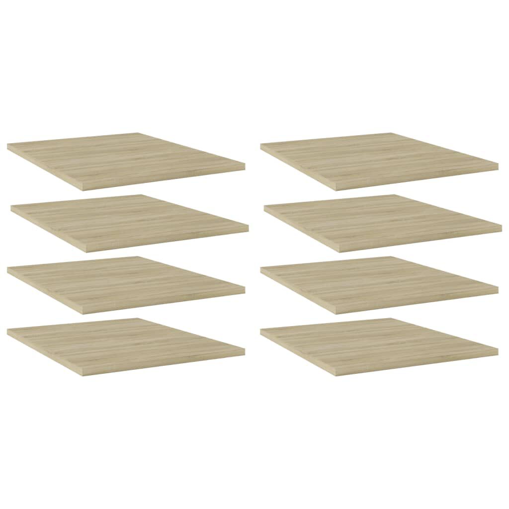 vidaXL Bookshelf Boards 8 pcs Sonoma Oak 40x50x1.5 cm Engineered Wood