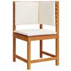 vidaXL Garden Bench Set 3 pcs Brown Solid acacia wood