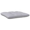 vidaXL 2-Seater Garden Sofa with Grey Cushions Solid Pinewood