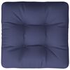 vidaXL Pallet Cushion Navy Blue 50x50x12 cm Fabric