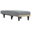 vidaXL Chaise Longue Light Grey Fabric