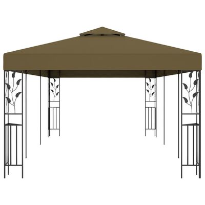 vidaXL Gazebo 6x3 m Taupe 180 g/m²