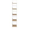 vidaXL 5-Layer Book Shelf Oak 60x27.6x158.5 cm Engineered Wood