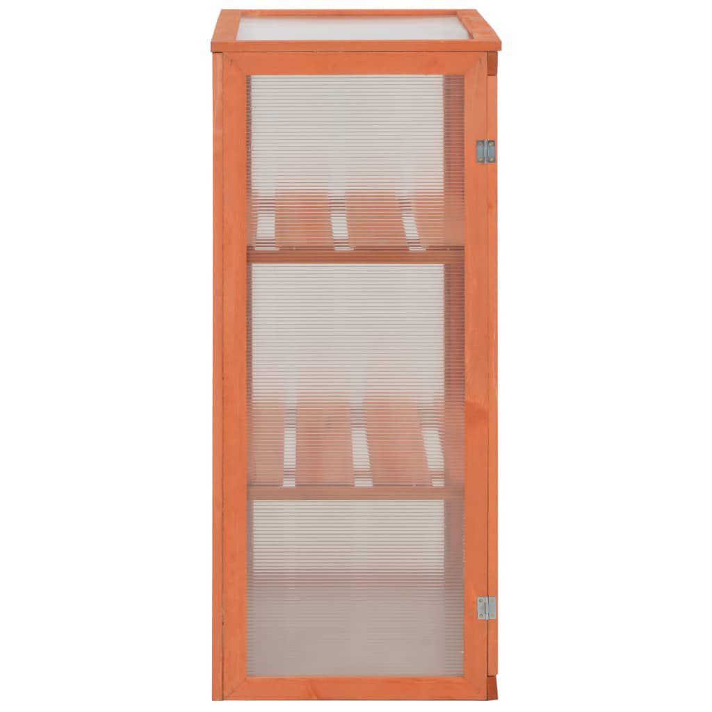 vidaXL Greenhouse Wood 75x47x109 cm
