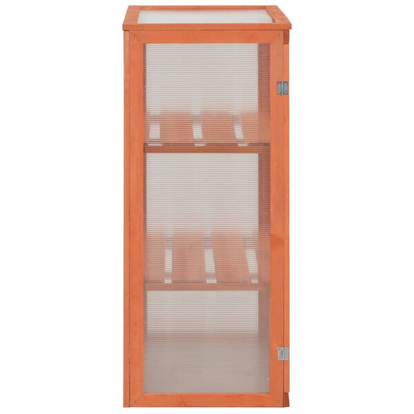 vidaXL Greenhouse Wood 75x47x109 cm