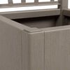 vidaXL Garden Planter Grey 36 x 36 x 140 cm Polypropylene