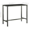 vidaXL 9 Piece Garden Bar Set with Cushions Poly Rattan Grey